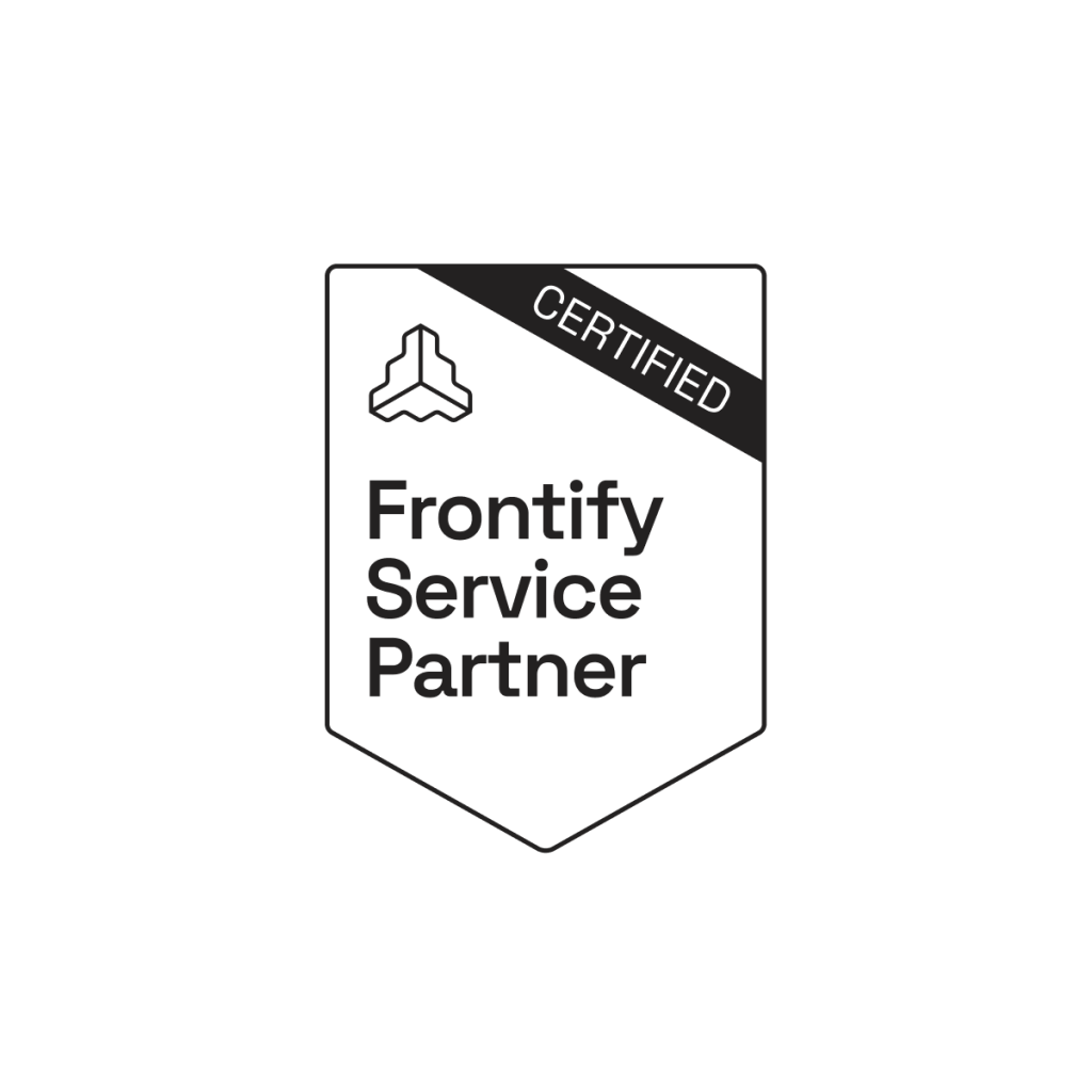 Frontify Zertifikat | Frontify certificate | Certificat Frontify.